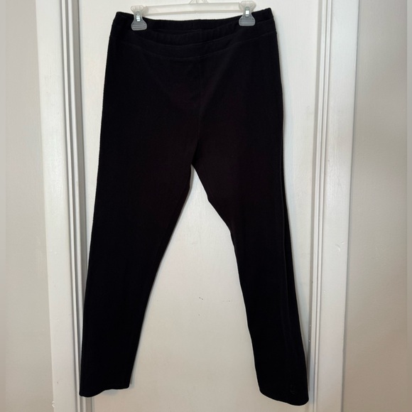 Cuddl Duds Black Straight Leg Pants size XL - Picture 1 of 3